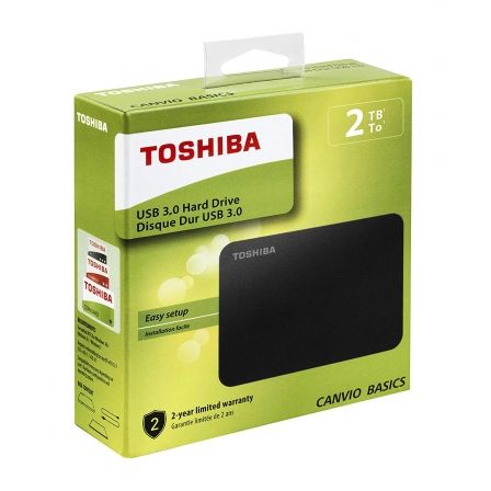 Toshiba Canvio Basics HDTB420EK3AA 2 TB Negro Toshiba Canvio Basics HDTB420EK3AA 2 TB Negro